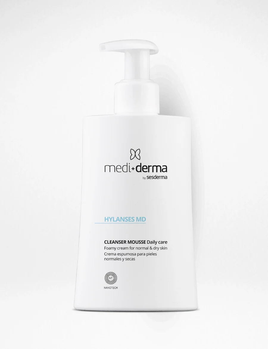 hylanses-md-limpiador-facial-hidratante-mediderma-secrets-carla-barber HYLANSES MD CLEANSER MOUSSE 200ML / MEDI DERMA - Imagen 1
